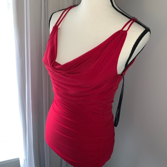 RAMPAGE RED SUMMER TOP SHIRT WOMEN’s size medium - Picture 6 of 7